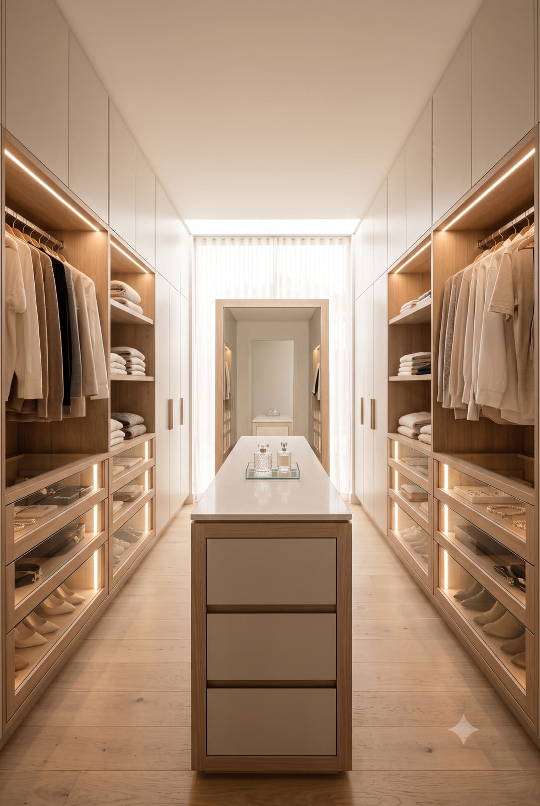 Walk-in wardrobe